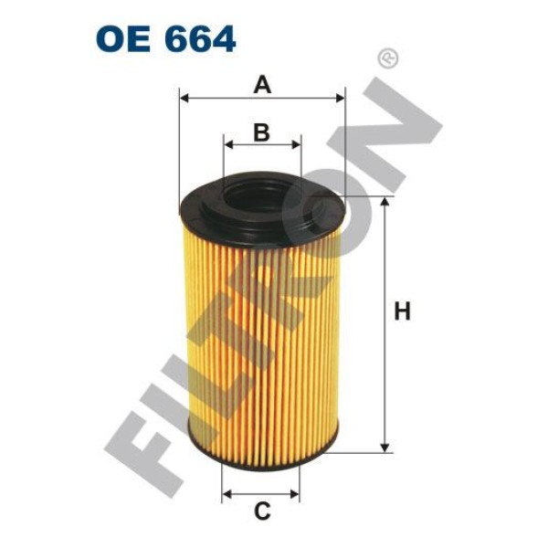 FILTRON OE664 Yağ Filtresi Porsche 911 01-05- Boxster94-04- Cayman Carrera Cayenne