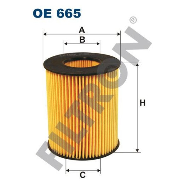 FILTRON OE665 Yağ Filtresi Mondeo III-Iv 1.8 2.0 2.3 (00-07-14) Smax II Mazda 6 1.8 2.0
