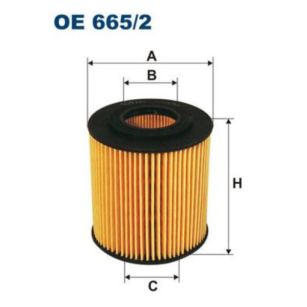 FILTRON OE665.2 Yağ Filtresi Mazda 3 Bk -6 Gg-Gy -6 Gh -Cx-7-Mpv