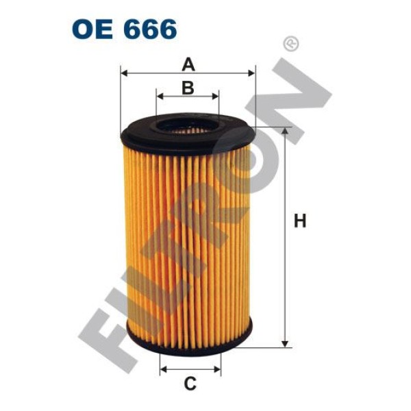 FILTRON OE666 Yağ Filtresi CLIO 1.2 (98-03) - Kangoo 1.2 (97-) -Exp 1.2 (97-) - Twng 1.2 (96-)