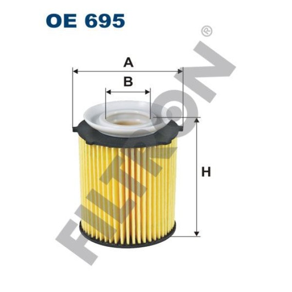 FILTRON OE695 Yağ Filtresi Mercedes A Seri (W176)A180-A200-A250-B Seri (W246)B180-B200-B220-B250-C S 