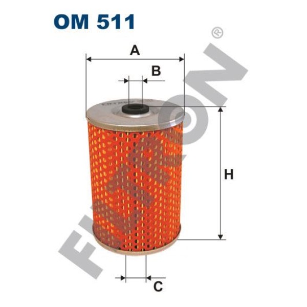 FILTRON OM511 Yağ Filtresi Mercedes S-Klasse (W116) 280 S 156Hp 08/72-07/80
