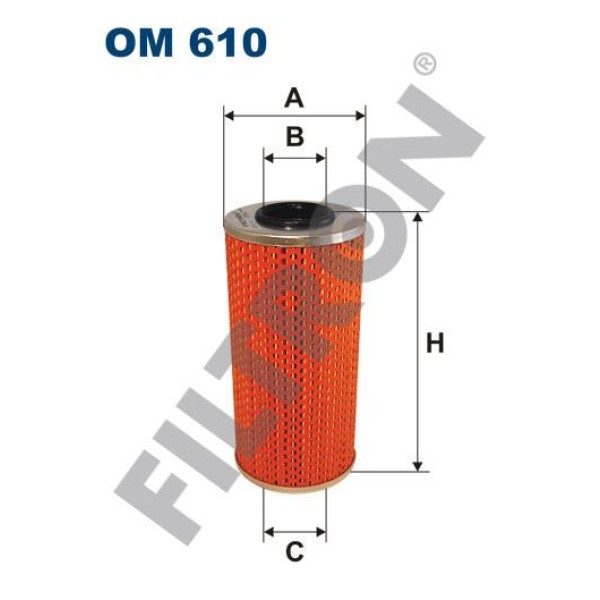 FILTRON OM610 Yağ Filtresi Mercedes C Serisi-E Serisi-G Serisi-Vito-Man Tgl-Tgm-M2000-L2000-Ssanyong 