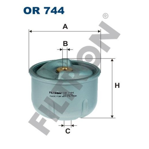 FILTRON OR744 Yağ Filtresi BLUE PRINT 