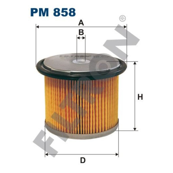 FILTRON PM858 Yakıt Filtresi Peugeot 306 1.9 D 68Hp (94-02)