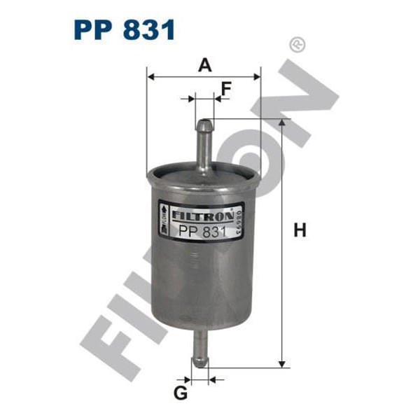 FILTRON PP831 Yakıt Filtresi Skoda Felıcıa 1.3-1.6 (95-01) 