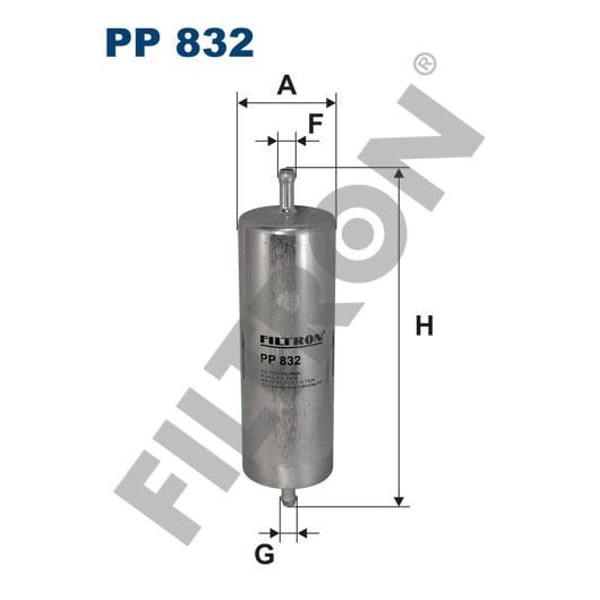FILTRON PP832 Yakıt Filtresi Bmw 3 (E30) 318İ 115Hp 09/87-06/91 