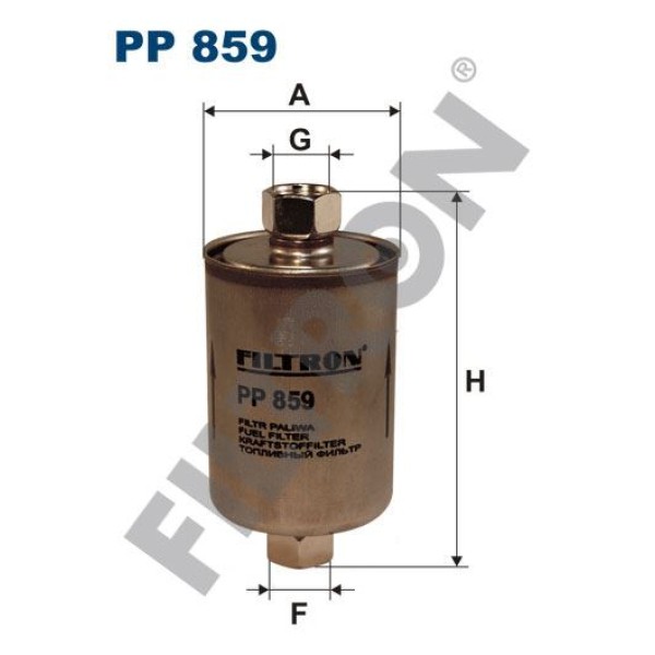 FILTRON PP859 Yakıt Filtresi Rover Rover 200 220 2.0 Gti 136Hp 01/93-06/99