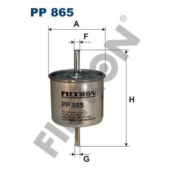 FILTRON PP865 Yakıt Filtresi Escort V-VI-VII-Fiesta III-IV-Mondeo I-Iı-Transit 95-