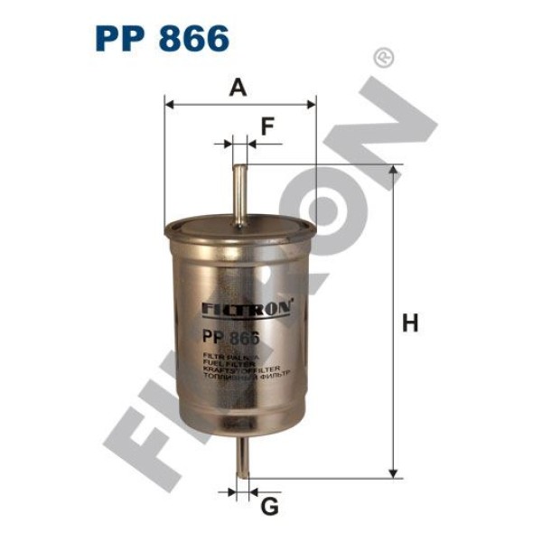 FILTRON PP866 Yakıt Filtresi Volvo V70 2.4 20V 165Hp 06/98-02/00 