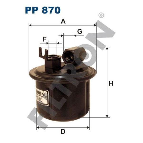 FILTRON PP870 Yakıt Filtresi Honda Accord - Coupe V 2.0İ S 131Hp 03/93-02/98
