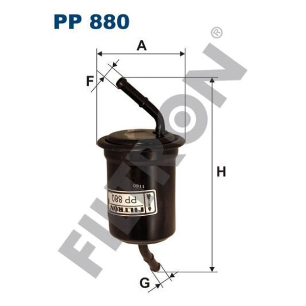 FILTRON PP880 Yakıt Filtresi Mazda 323C IV 1.3-1.3 16V-1.8 (89-94) 1.6 (93-00)