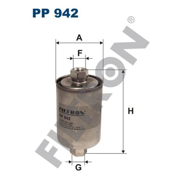 FILTRON PP942 Yakıt Filtresi Rover Rover 25 1.6 16V 109Hp 10/99- 