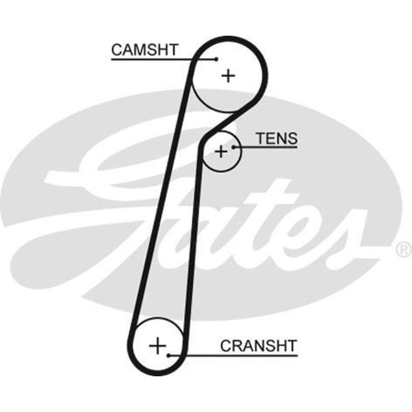 GATES 5652XS Triger Eksantrik Kayışı 104X300 