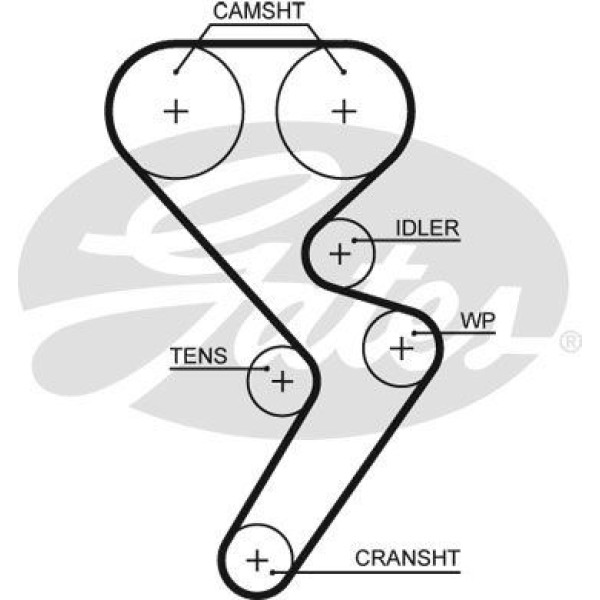 GATES K015668XS Triger Seti Chery Kımo 07- 1.3Qq6 06-Qq6 06- 1.3 