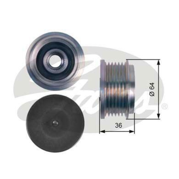 GATES OAP7131 Alternatör Kasnağı Ducato / Boxer / Jumper 2.2 HDI 2.2 Jtd