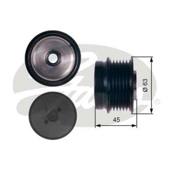 GATES OAP7141 Alternatör Kasnağı Jeep Lıberty 01-05