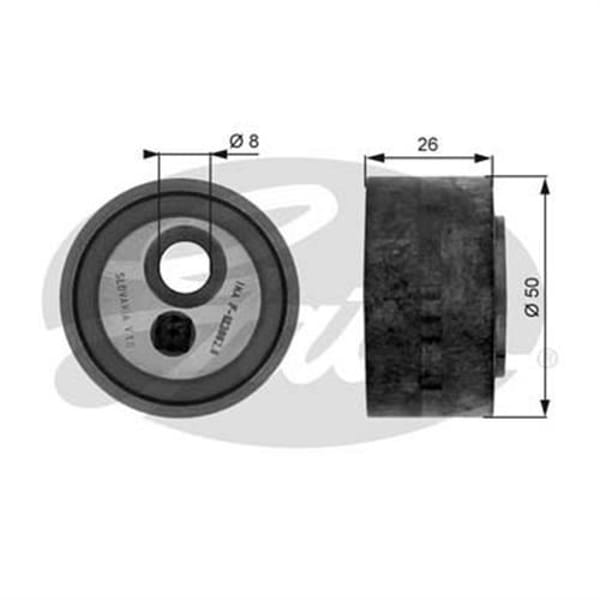 GATES T36067 V Kayış Gergi Rulmanı 307 2.0 HDI Dw10Td