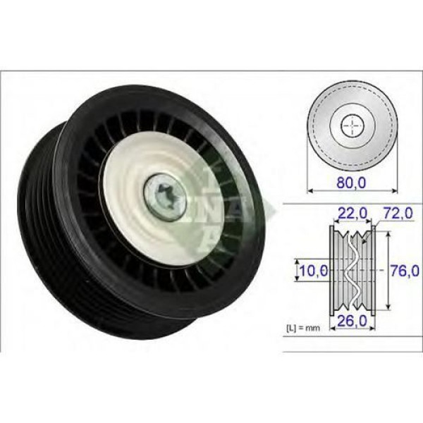 GATES T36490 V Kayış Gergi Rulmanı CLIO II III Kangoo Megane II / Logan Sandero 1.5 DCI Nac 