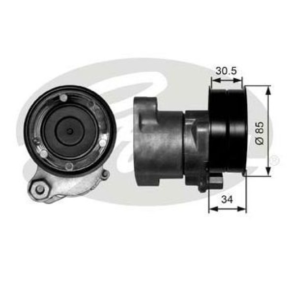 GATES T38571 Alternatör Gergi Rulmanı Daf ****