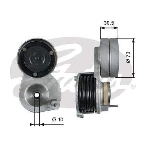 GATES T38664 Alternatör Gergi Rulmanı Daf Cf85