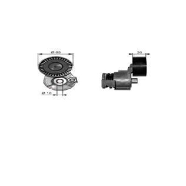 GATES T39009 V Kayış Gergi Rulmanı CLIO II III Kangoo Megane II Modus / Juke Qashqai 1.5 DCI Kütüklü