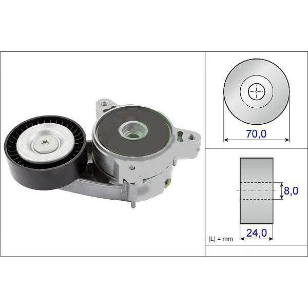 GATES T39227 Germe Makarası Outlander II 07-11 2.0 
