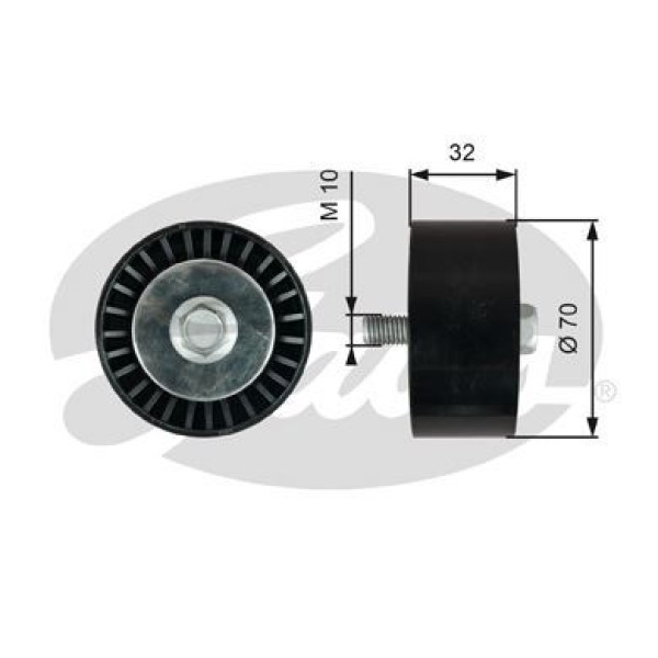 GATES T39270 Alternatör V Kayış Gergi Rulmanı Opel Antara 2.2 Cdtı 2.2 Cdtı 4×4 10-