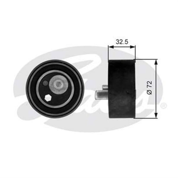 GATES T41082 Alternatör V Kayış Gergi Rulmanı A4 95-00 A6 97-05 A8 96-02 Passat 99-00 2.4 2.7-2.8 V6