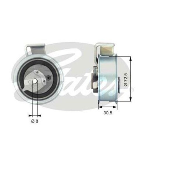 GATES T43018 Gergi Rulmanı Passat / A4 A6 1.8T 1.8T 20V 2.0 Awt 