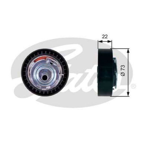 GATES T43225 Gergi Rulmanı Logan 06- 10- 1.4 Mpı 1.6 