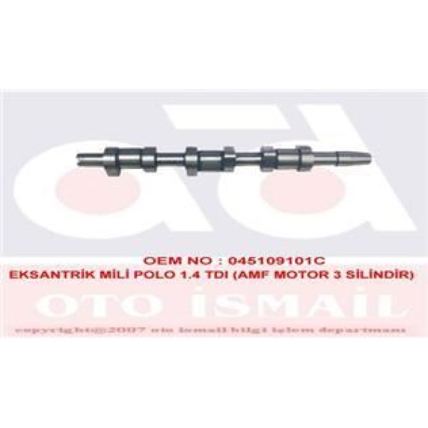 GEMSAFT VWPOL01 Eksantrik Mili Polo / A2 / Cordoba Ibiza / Fabia 1.4 TDI Bnm Amf 3 Sıl.