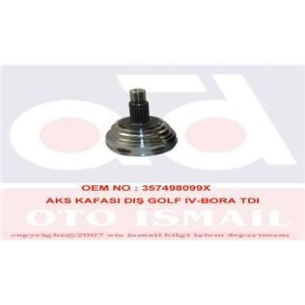 GKN GLANZER 302963 Aks Kafası Dış Otomatik Golf IV Bora / A3 / Toledo Leon / Octavia 1.6 1.8 1.9 Agn