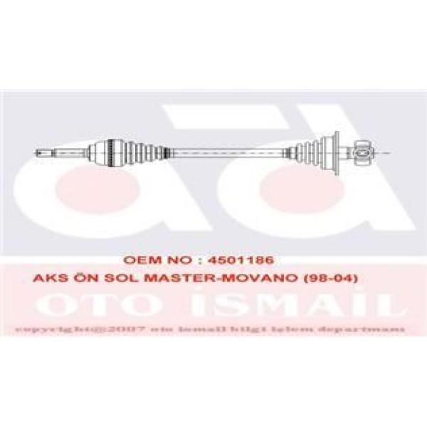 GKN GLANZER 303218 Aks Sol Master II 98-01 