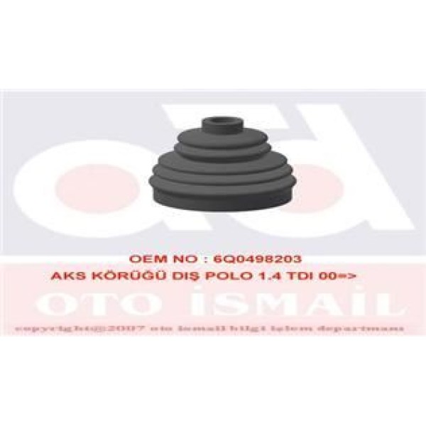 GKN GLANZER 303558 Aks Körüğü Dıs Polo 02- / Cordoba 02-09 Ibiza 02- / Fabia 00- 1.4 TDI
