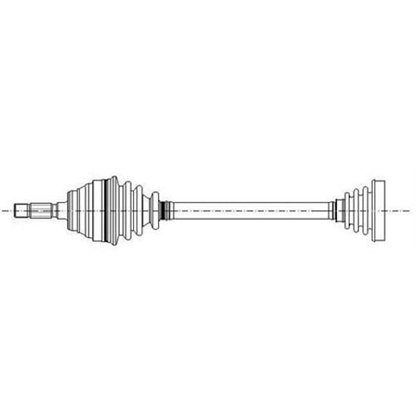 GKN GLANZER 304761 Aks Sol Golf V Jetta / A3 / Octavia 1.6 Fsı Blf