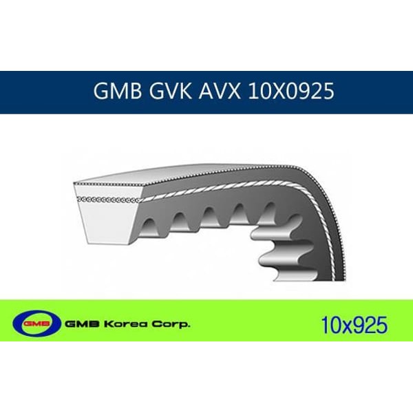 GMB 10X0925 V Kayışı AlfachevrcıtrdaıhFiatfordmazdamercopelpeugskodavolvo(10×925-10×0925)(10A0925) 
