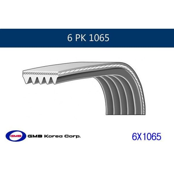GMB 6PK1065 Kanallı Kayış 