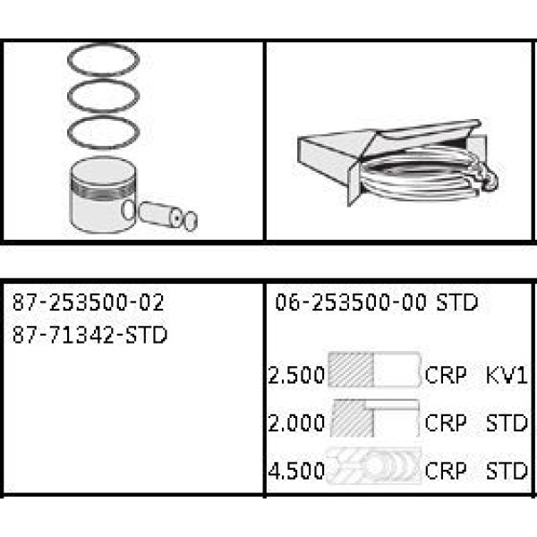 GOETZE ISS 6-253500-0 Segman Kobra 3500 Adet