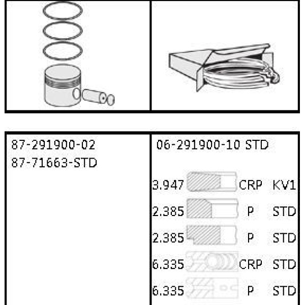 GOETZE ISS 63068112G Segman Vectra B 2,0 16V 86Mm 1,0 