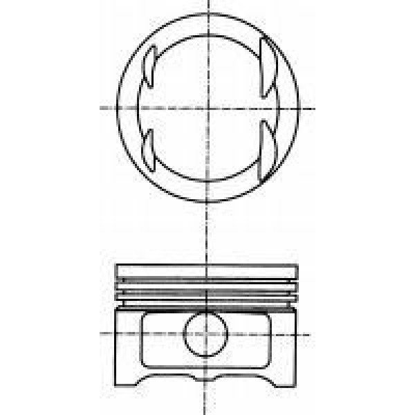 GOETZE ISS 87-119000-0 Piston Segman 320 E. 320 Ml.320 96-