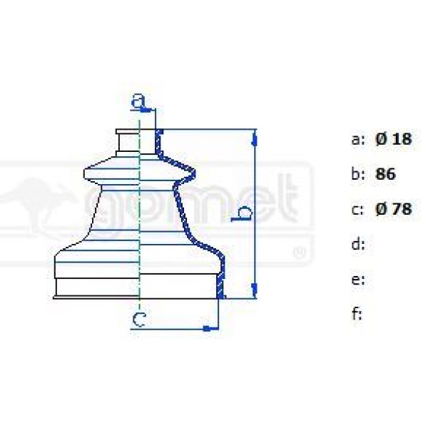 GOMET 332997 Aks Körüğü Favorıt Dıs 