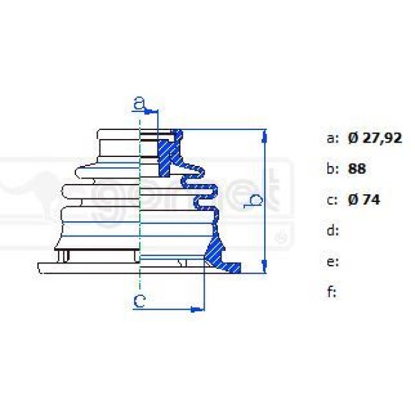 GOMET 552573 Aks Körüğü CLIO IIMegane I Scenic IMegane IIScenic IIlgn Iescapesafraner21Kngmaster Iç 