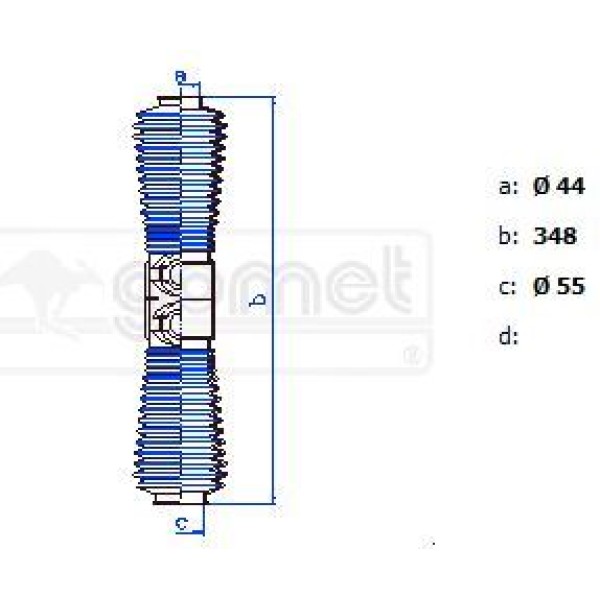 GOMET 9029B Direksiyon Körüğü Astra Takım Zf