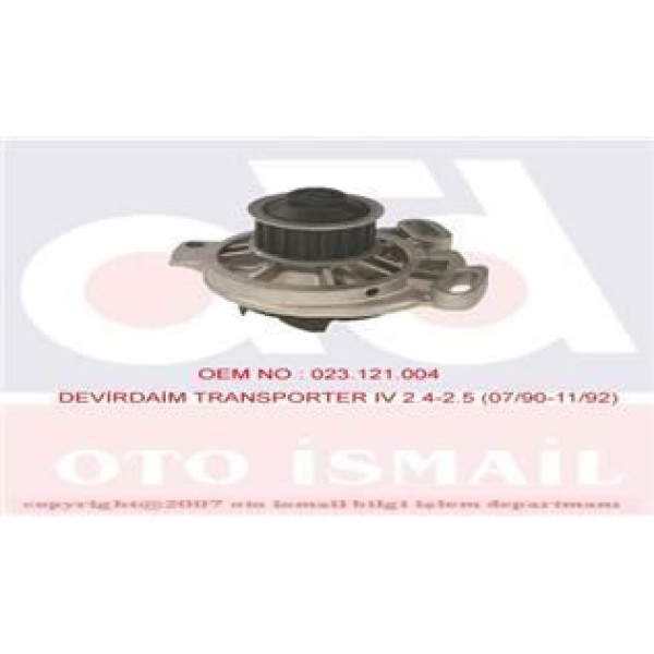 GRAF PA424 Devirdaim Su Pompası Transporter T4 2.4D