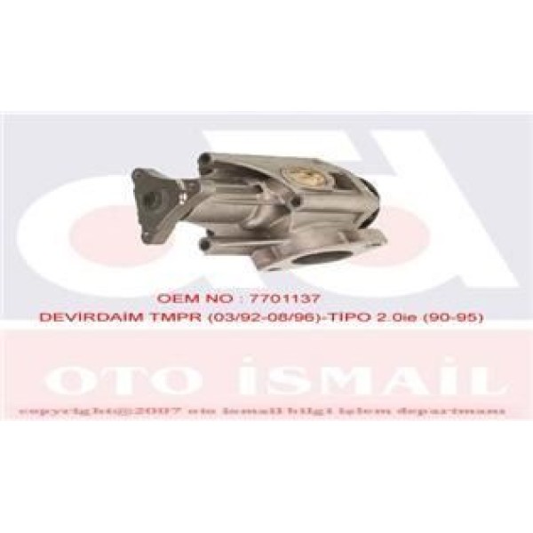 GRAF PA497 Devirdaim Su Pompası Tempra Tipo 2.0Ie 8V 