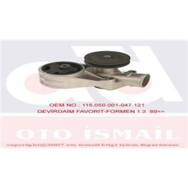 GRAF PA663 Devirdaim Su Pompası Favorıt 1.3 Felıcıa 95- Forman 90-95 