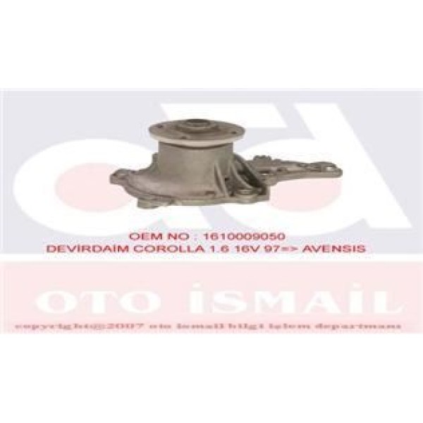GRAF PA713 Devirdaim Su Pompası Corolla 93- Ae101 Carına E 92- 1.6Ie 4Afe