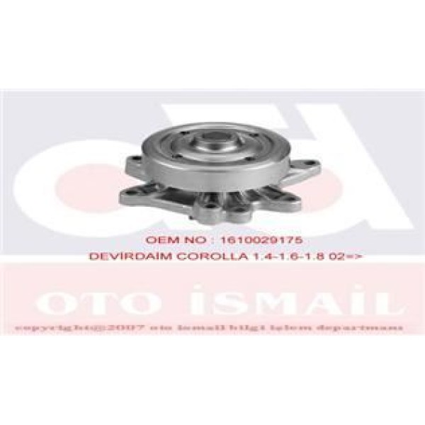 GRAF PA919 Devirdaim Su Pompası Corolla 00- Avensis 00- 1.4 1.6 Vvtı 1.8 Vvtı