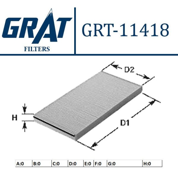 GRAT 11418 Polen Filtresi Scenic 97-99
